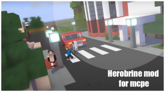 Herobrine-herobrine school monster minecrafte mod screenshot 4