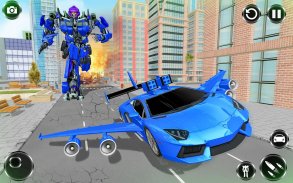 Flying Car Transformer Games screenshot 0