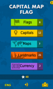 Capital Map Flag - geo quiz screenshot 2