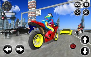 Motorbike Stunt Super Hero 3D screenshot 1