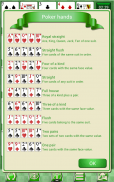 Poker Solitaire card game. screenshot 2