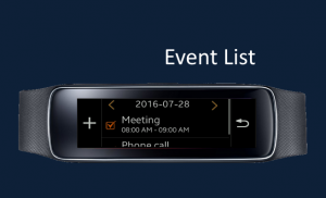 Schedule for Gear Fit screenshot 2