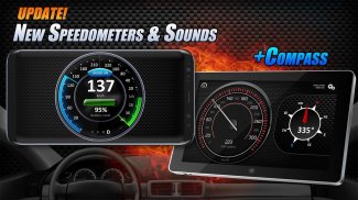 Geschwindigkeitsmesser und Sounds von Autos screenshot 8