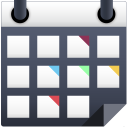 calendário com cores Icon