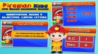 Fireman's Fourth Grade Games screenshot 2