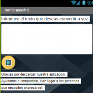 Text to speech screenshot 1