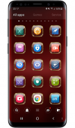 Launcher Theme - Gold Glass Transparent Icons Pack screenshot 1