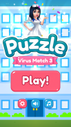 Virus Match 3: Free Puzzle Game ™ screenshot 2