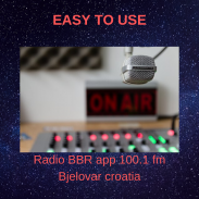 Radio BBR app 100.1 fm Bjelovar croatia screenshot 5