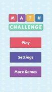 Mathe Spiele Herausforderung screenshot 1