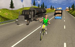 Bicycle Rider Traffic Race 17 screenshot 8