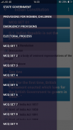 Indian Constitution  with MCQ Offline App screenshot 1