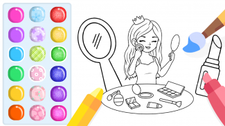 Glitter Beauty Coloring Pages screenshot 12