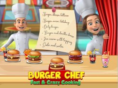 Burger Chef – fast & crazy cooking games screenshot 0