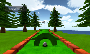 Kartun mini golf permainan 3D screenshot 3