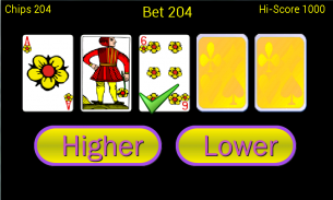 Higher or Lower card game screenshot 5