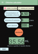 Chlorine Calculator screenshot 2