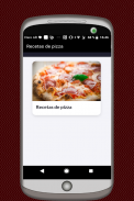 Pizza Recipe App in Spanish screenshot 0