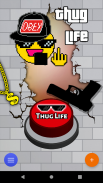 Thug Life | Deal with it meme prank button screenshot 2