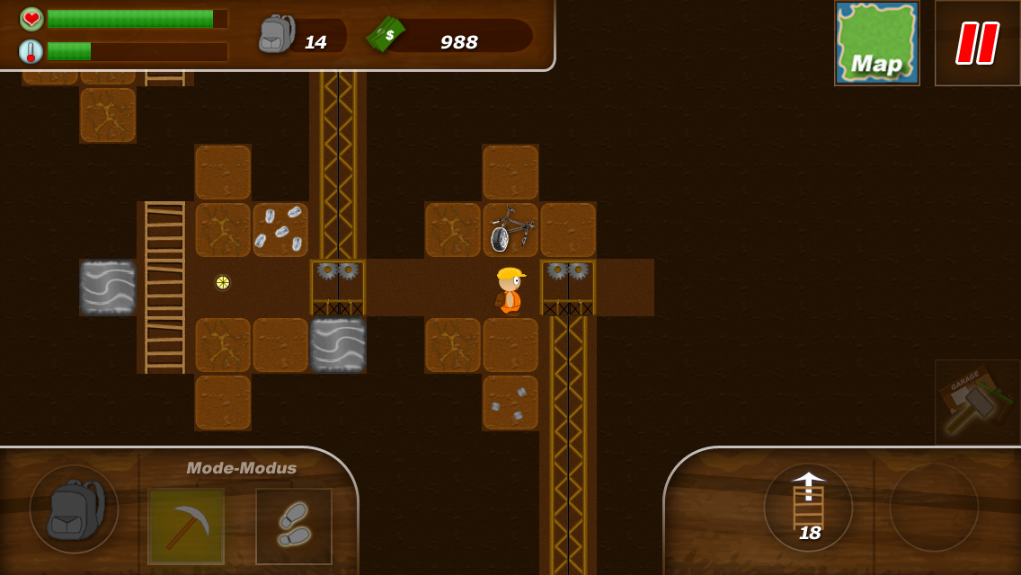 Treasure Miner Free - a 2d mining adventure::Appstore for Android