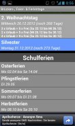 Brücken-, Feier- & Ferientage screenshot 2