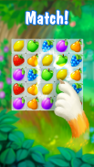 Garden Pets - Un Dulce Juego de Match 3 Gratis screenshot 0