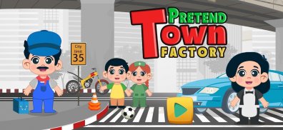 Pretend Town Factory: Car Garage Workshop screenshot 4