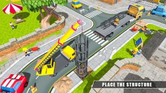 Elevated Train Track Builder : Subway Craft 2018 screenshot 1