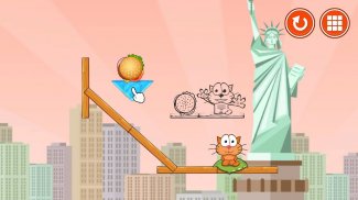 Hungry cat: physics puzzle screenshot 8