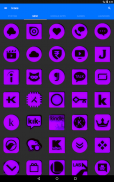 Purple and Black Icon Pack Free screenshot 10