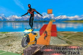 Super spider impossible vélo stunts screenshot 0