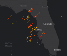 Global Lightning Strikes Map screenshot 2