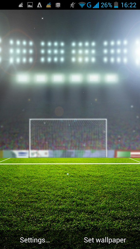 Football 3D para Android baixar grátis. O papel de parede animado Futebol  3D de Android.