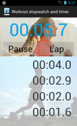 Workout stopwatch and timer screenshot 3