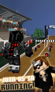 Block Running Game 3D Super Hero Terminator Runner Skins screenshot 1