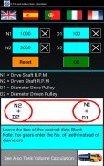 RPM And Pulley Diam Calculator screenshot 2