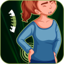 Lower Back Pain Relief Exercise Icon