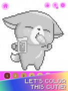 Kawaii Pixel Coloring Book screenshot 2