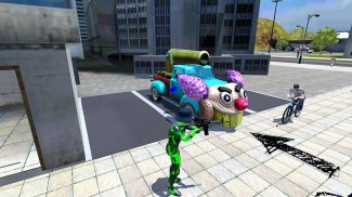 Rope Frog Ninja Hero Car Vegas screenshot 1