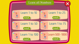 1 to 500 number counting game screenshot 14