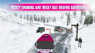 Pink Lady Snow Bus City Driver screenshot 0