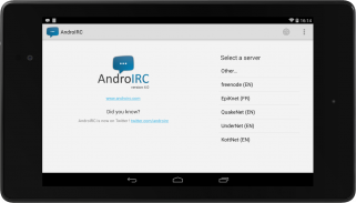 AndroIRC screenshot 10