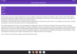 Prefixes Suffixes & Root Word screenshot 6