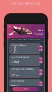 Abs Workout For Women |  At Home & Equipment Free screenshot 3