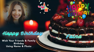 Name Photo On Birthday Cake screenshot 2