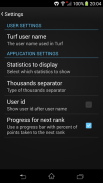 Turf User Statistics screenshot 2