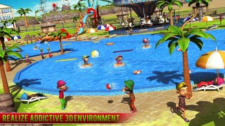 Parque acuático infantil Water Adventure 3D screenshot 1
