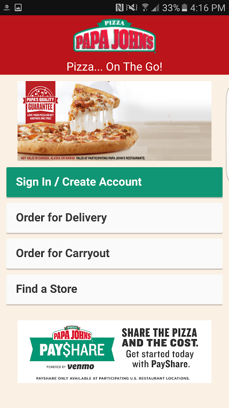 Papa Johns Pizza & Delivery 4.31.12734 APK Download by Papa John's Pizza -  APKMirror