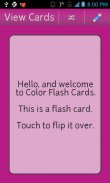 Color Flash Cards screenshot 0