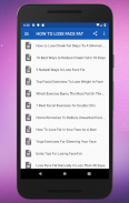 How To Lose  Face Fat screenshot 8